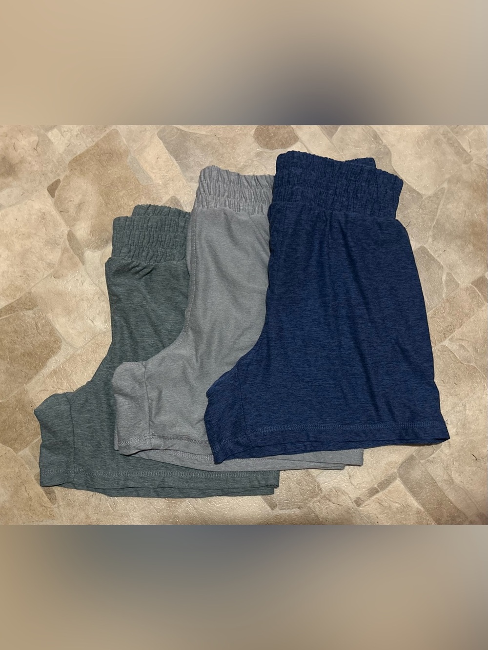 Athletic Works ButterCore Lounge Shorts Bundle 3 Pair XS 0-2 Soft Stretch